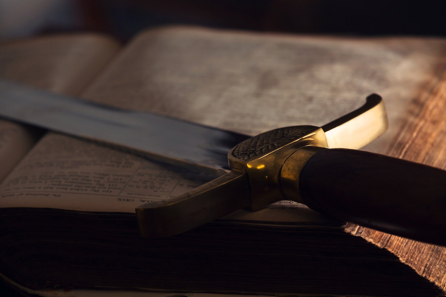 Bible with Sword